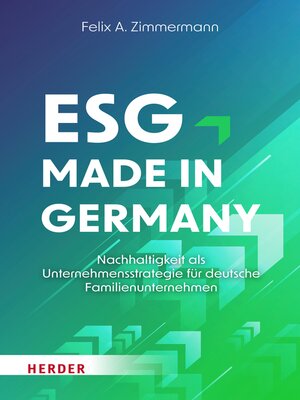 cover image of ESG--Made in Germany